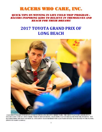 RA  AC  CE  ER  RS  S W  WH  HO  O C  CA  AR  RE  E,  , I  IN  NC  C.  .  R  QUIC  ICK TIP  IPS ON