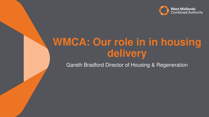 wmca our role in in housing