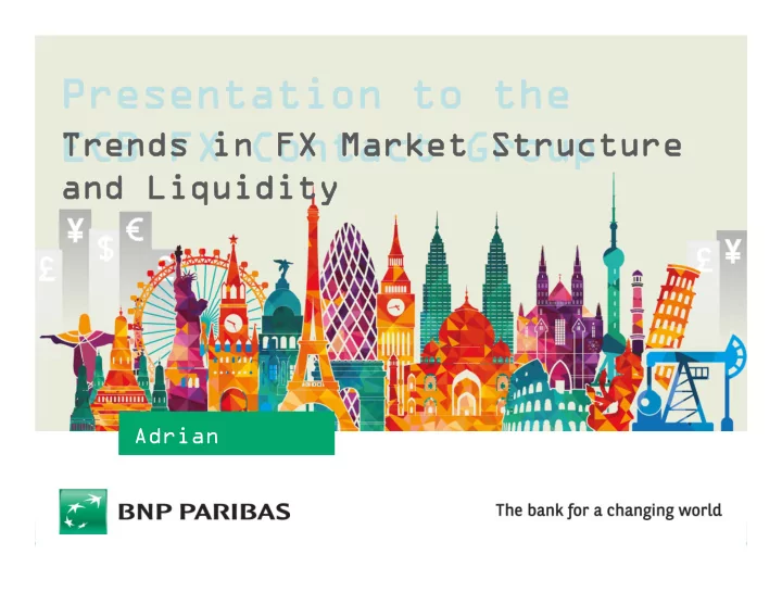 presentation to the presentation to the ecb fx contact