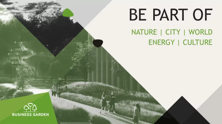 be part of