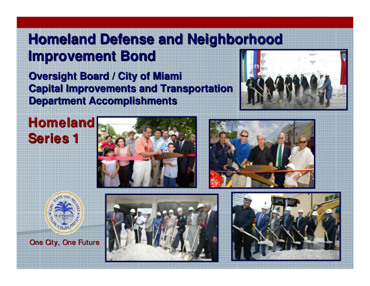 homeland defense and neighborhood homeland defense and