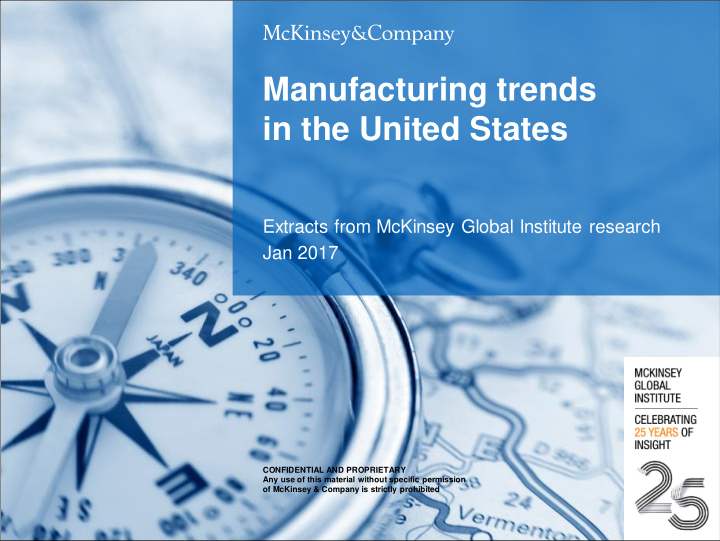 manufacturing trends in the united states