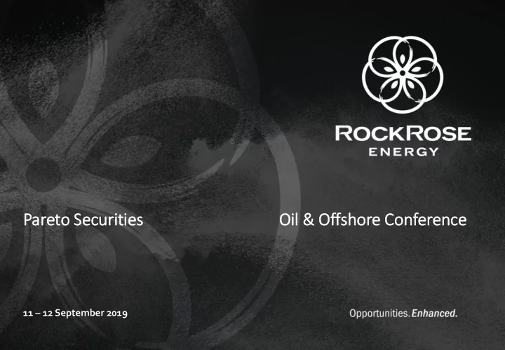 pareto se securit itie ies oil il offshore co conference