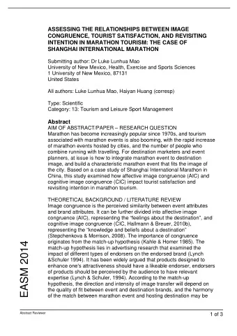EASM 2014  match-up hypothesis lies in advertising research that examined the  impact of different
