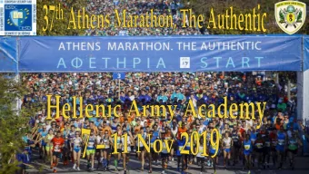2  MARATHON  RACE  3  2  Free transport from International Athens Airport to the Hellenic Army