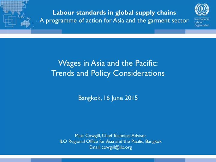 trends and policy considerations