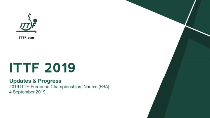 ittf 2019