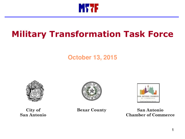 military transformation task force
