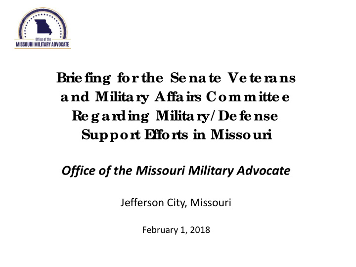 office of the missouri military advocate
