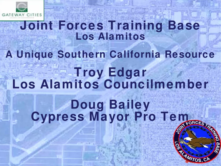 joint forces training base