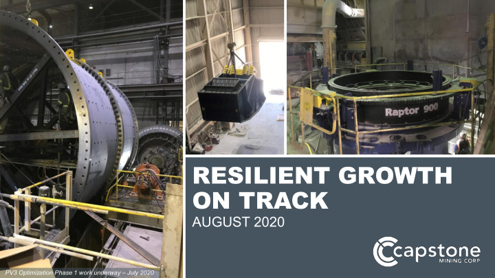 resilient growth on track