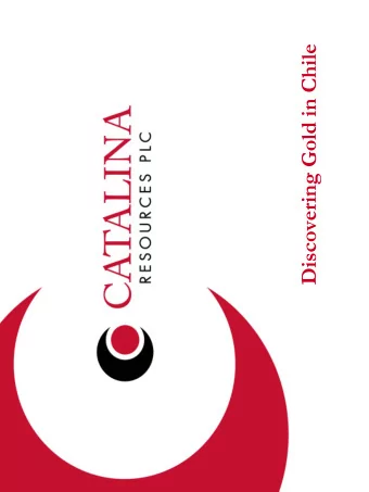 Discovering Gold in Chile  Disclaimer  These presentation materials (the Presentation