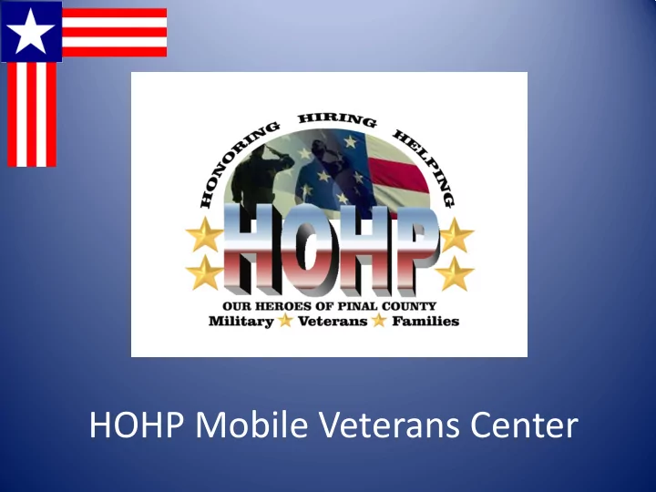 hohp mobile veterans center hohp board members