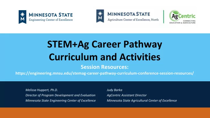 stem ag career pathway curriculum and activities