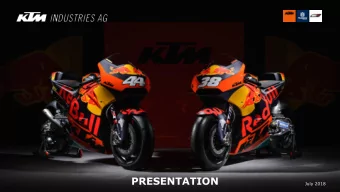 PRESENTATION  July 2018  1  Disclaimer  This document is for information purposes only and shall