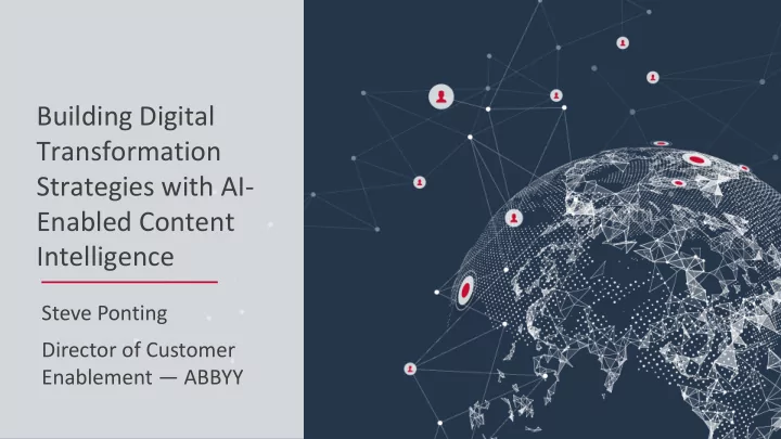 building digital transformation strategies with ai