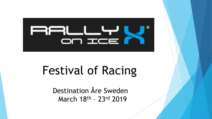 festival of racing
