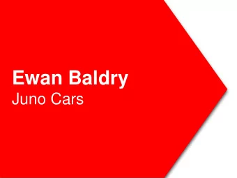 Ewan Baldry  Juno Cars Winning Edge  the difference is design Bentley Motors - 29 th April 2014