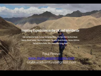 Paul Reeve  www.skyblueadventures.com  skyblueadventures@gmail.com  Zoes Place  Scafell Pike