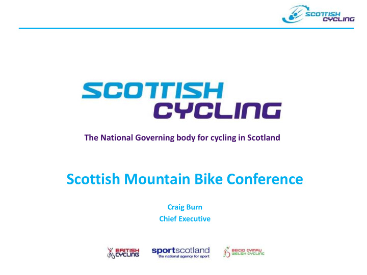 scottish mountain bike conference
