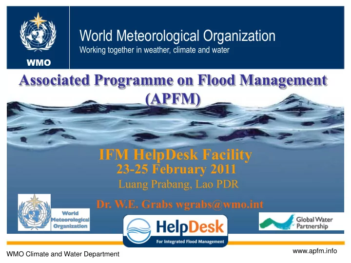 world meteorological organization