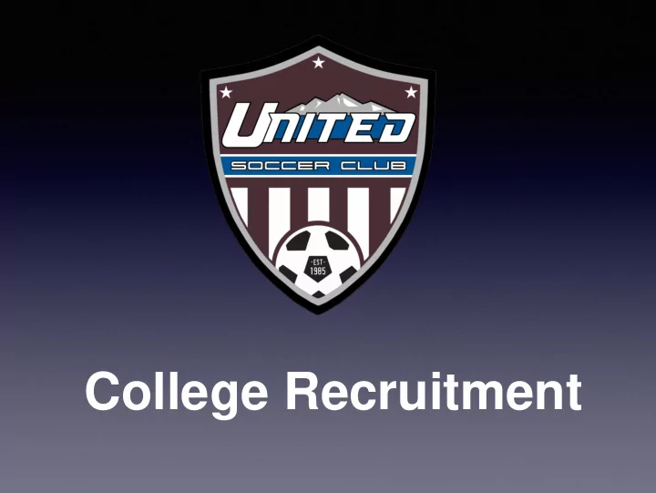 college recruitment