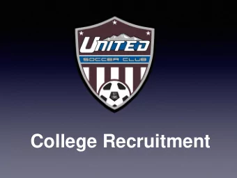 College Recruitment  NCAA  The National Collegiate Athletic Association  NAIA  The National