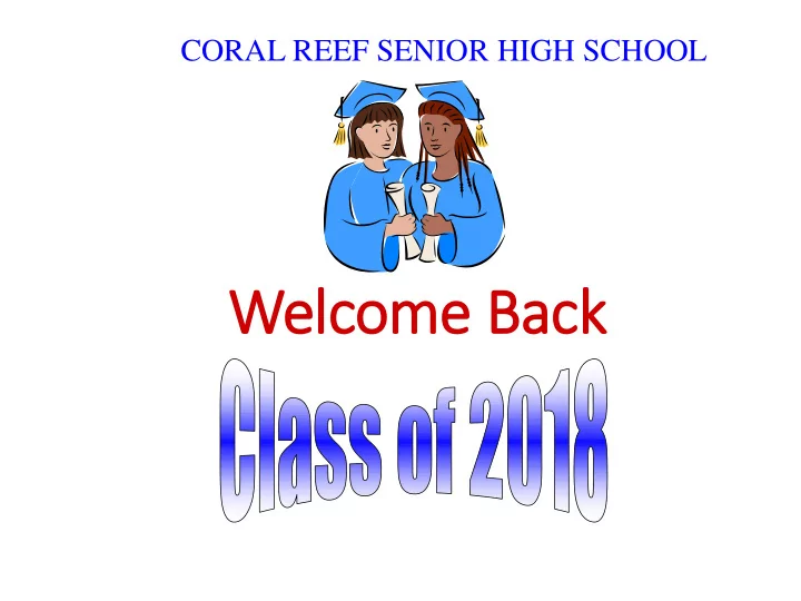welcome back