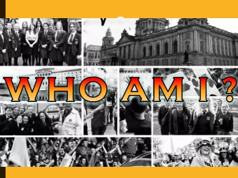 STEP  ONE  ADMIT THERES AN ISSUE  National Identity  noun noun: national identity ; plural noun: