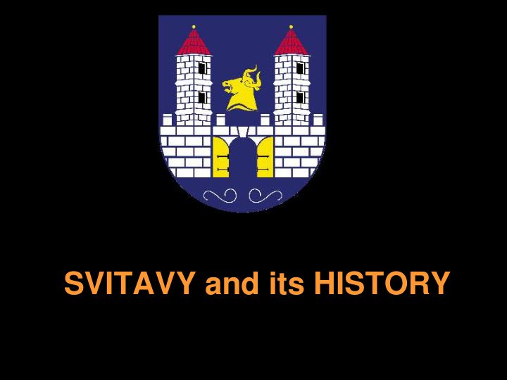 svitavy and its history the town of svitavy