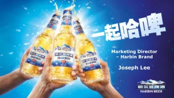 Joseph Lee  Personal introduction  *  Source: Plato Logic report  Harbin targets to be the most