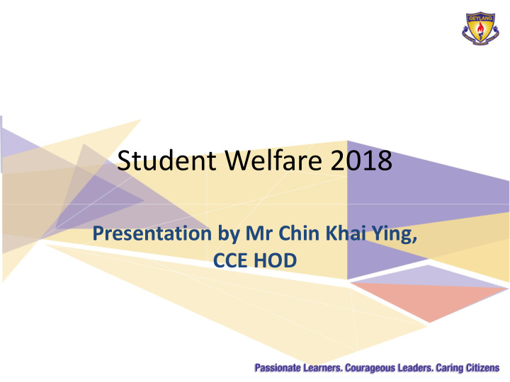 student welfare 2018