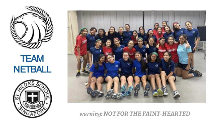 tea eam net etball shaped by our values honouring our
