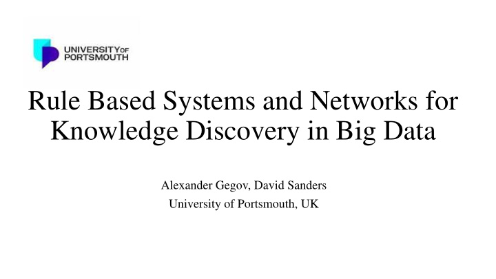 rule based systems and networks for