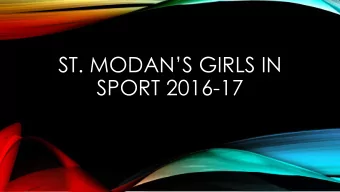 SPORT 2016-17  INSPIRATIONAL VIDEOS  https://www.youtube.com/watch?v=Aq_QCwikOgw