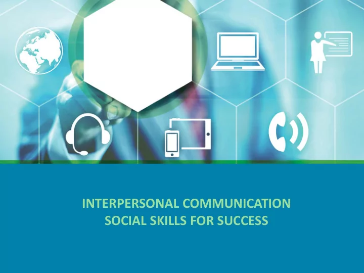 interpersonal communication