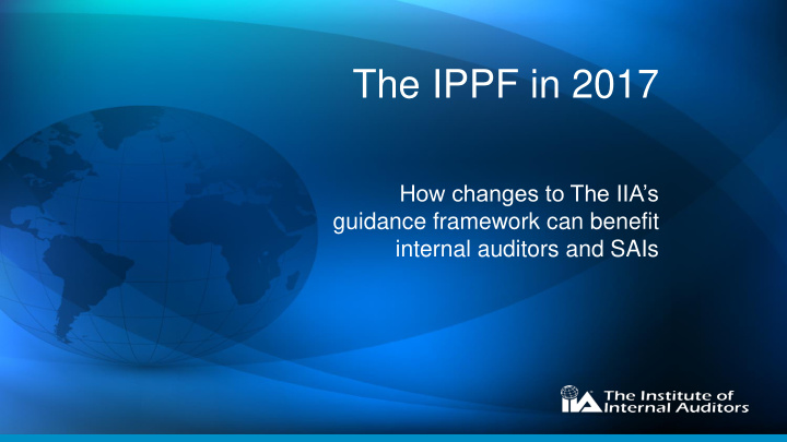 the ippf in 2017