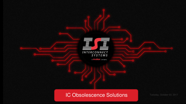 ic obsolescence solutions