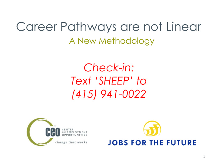 career pathways are not linear