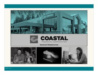 Legal Information and Disclaimer  This presentation and oral statements made regarding the subject