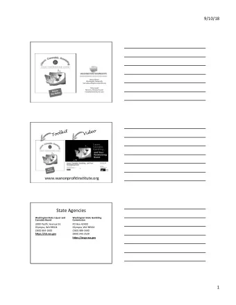 State Agencies  Washington State Liquor and  Washington State Gambling  Cannabis Board  Commission