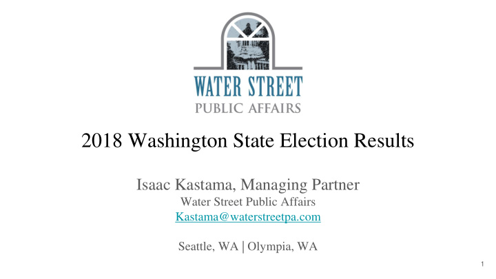 2018 washington state election results