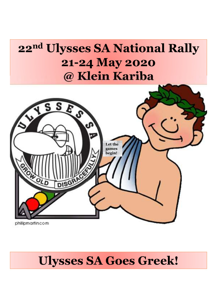 22 nd ulysses sa national rally 21 24 may 2020 klein