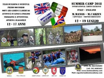 12  12 ju  july  ly  Meeting at the airport of the Italian and  English Cadets, all together on the