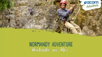 Travel  Welcome to Acorn Adventure  Normandy Adventure  FAQs  Any questions?