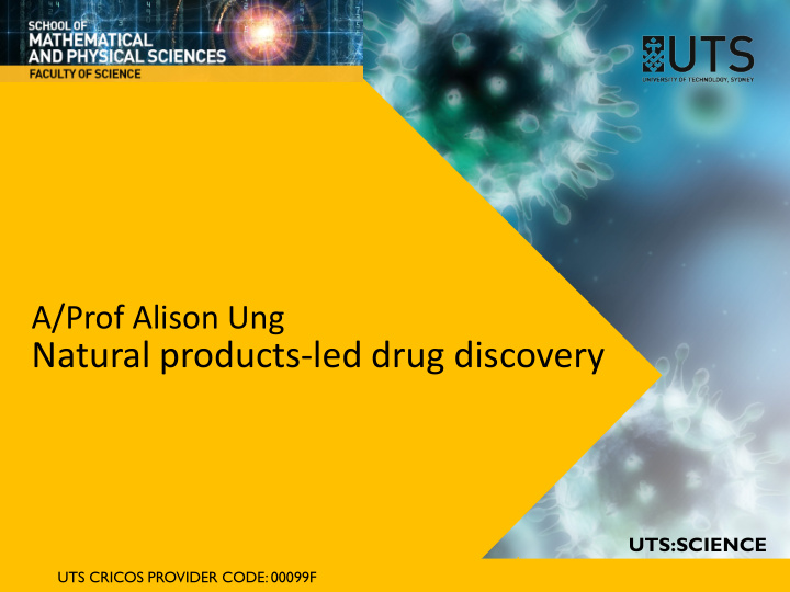 natural products led drug discovery