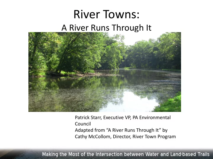 river towns