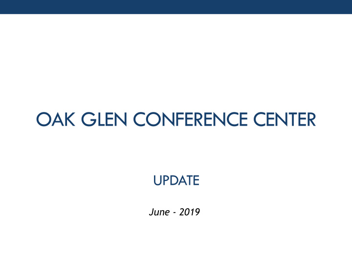oak glen conference center