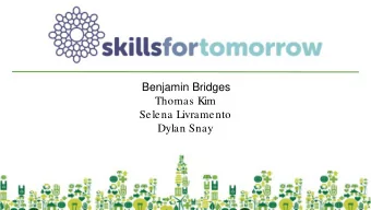 Benjamin Bridges  Thomas Kim  Selena Livramento  Dylan Snay  Who we are  Who we are  3rd year