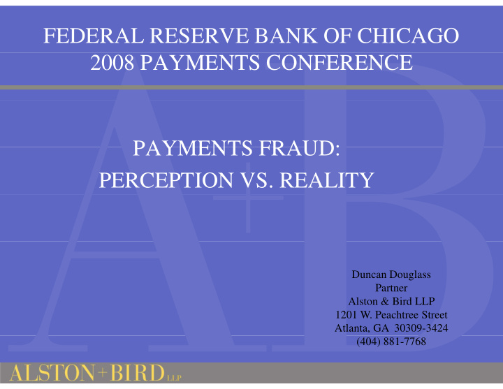 federal reserve bank of chicago 2008 payments conference